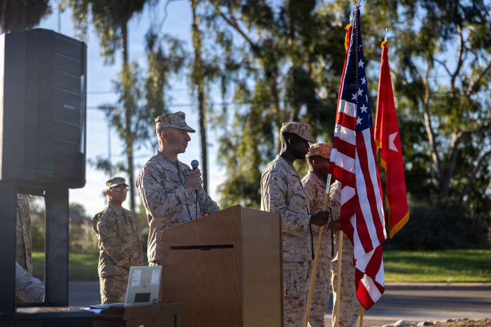 89th MP Brigade transfers authority to 7th Marine Regiment 89th MP Brigade transfers authority to 7th Marine Regiment