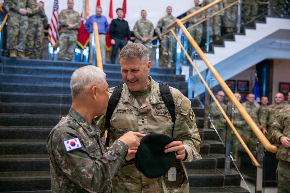 Maj. Gen. Hank Taylor farewell