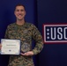 Orlando, Florida Sailor receives USO volunteer award while deployed to Germany