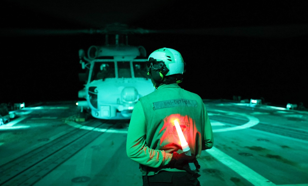 Helicopter Maritime Strike Squadron (HSM) 79 Conducts Midnight Flight Operations