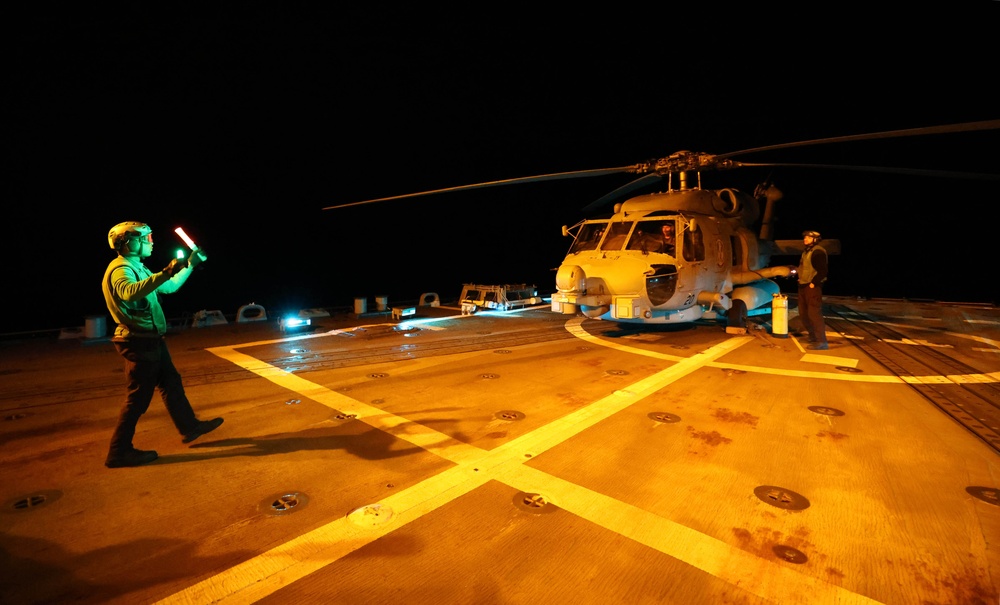 Helicopter Maritime Strike Squadron (HSM) 79 Conducts Midnight Flight Operations