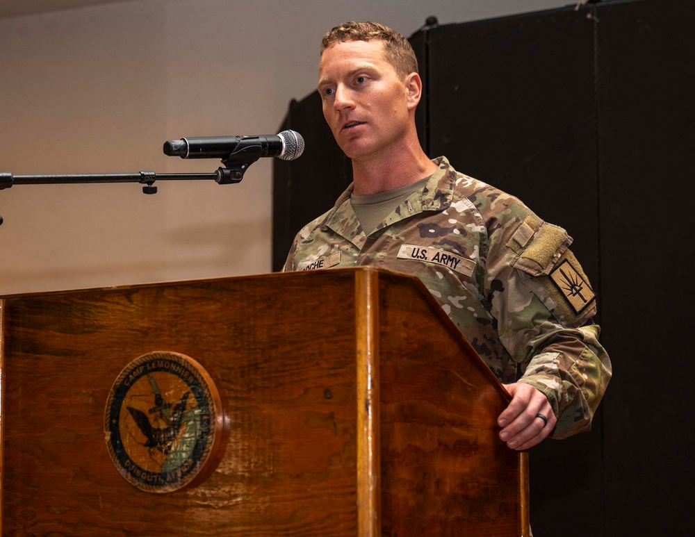152nd Engineer Support Company turns over duties in Djibouti