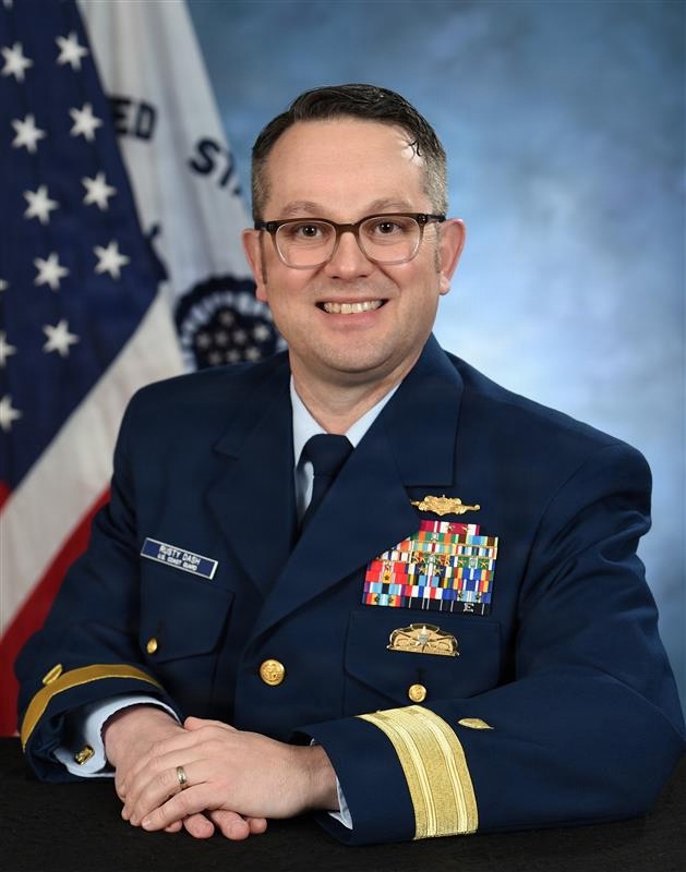 Rear Adm. Russell Dash official portrait