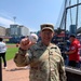 Deputy Commander honored as Hometown Hero durig WooSox game