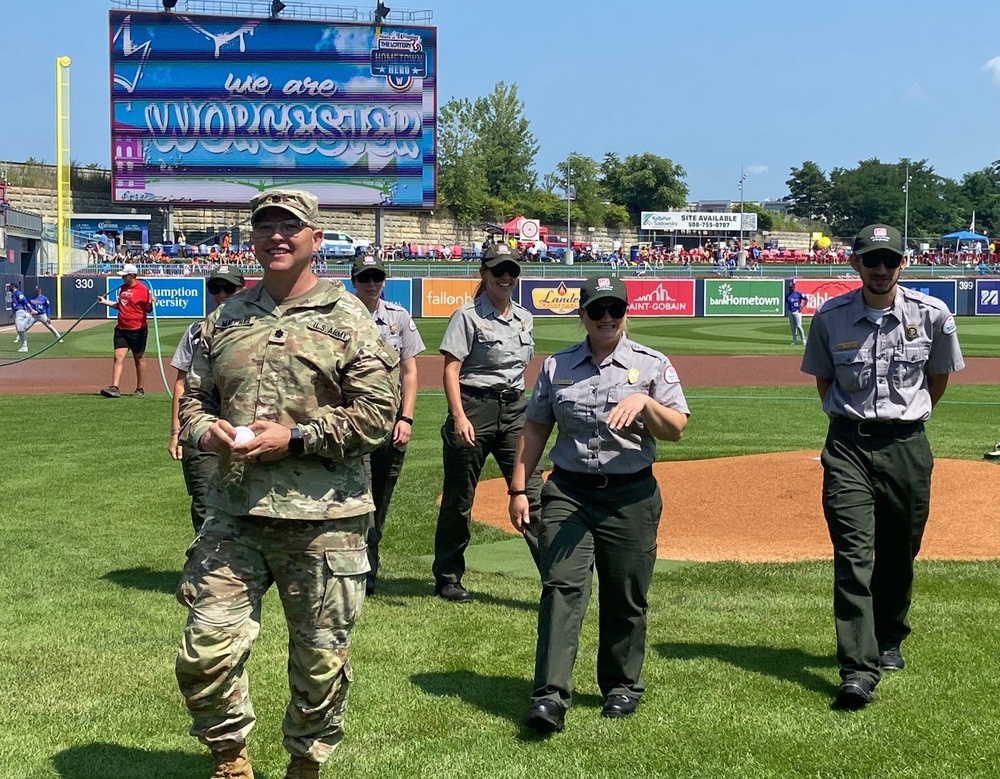 Deputy Commander honored as Hometown Hero by WooSox