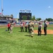 Deputy Commander honored as Hometown Hero during WooSox Game