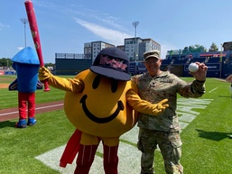 Deputy Commander honored as Hometown Hero by WooSox