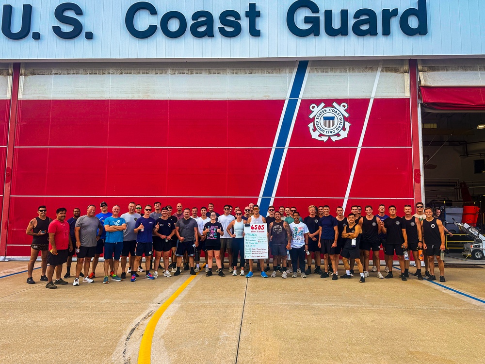 Coast Guard Air Station Atlantic City conducts honor workout
