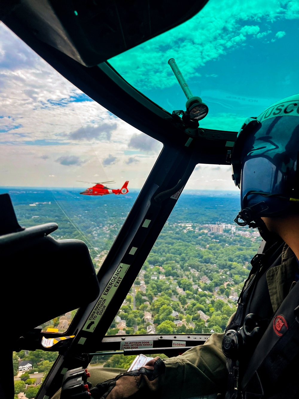 Coast Guard Air Station Atlantic City crews conduct flight
