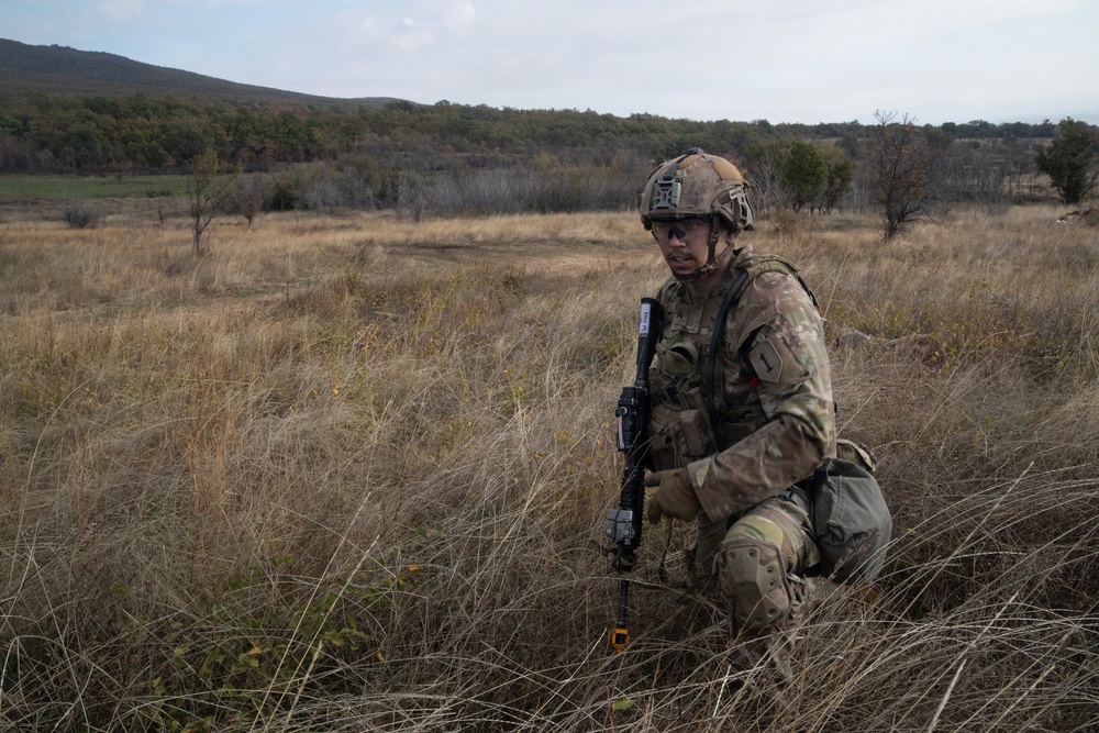 1st Infantry Division Conducts Live Fire Exercises at Novo Selo Training Area, Bulgaria