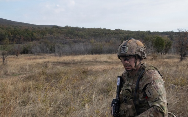 1st Infantry Division Conducts Live Fire Exercises at Novo Selo Training Area, Bulgaria
