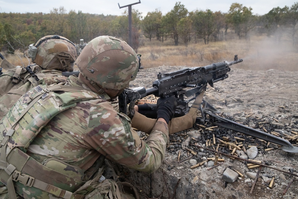 1st Infantry Division Conducts Live Fire Exercises at Novo Selo Training Area, Bulgaria