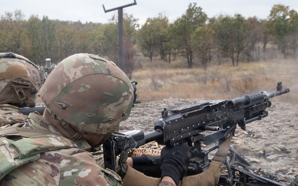 1st Infantry Division Conducts Live Fire Exercises at Novo Selo Training Area, Bulgaria
