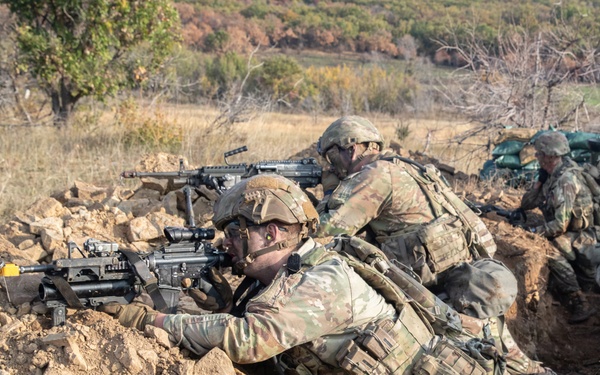 1st Infantry Division Conducts Live Fire Exercises at Novo Selo Training Area, Bulgaria