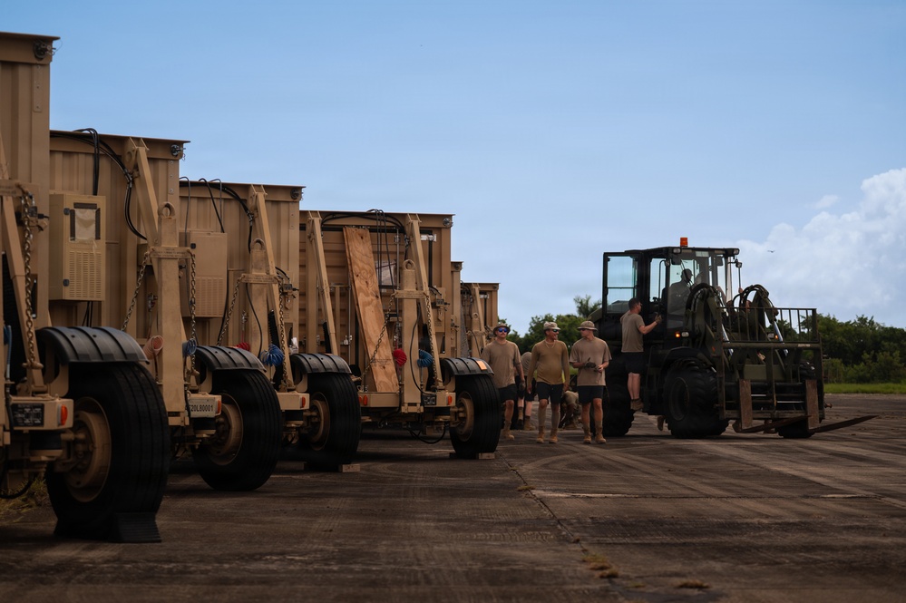 53rd Combat Airfield Operations Squadron set up deployable instrument landing system