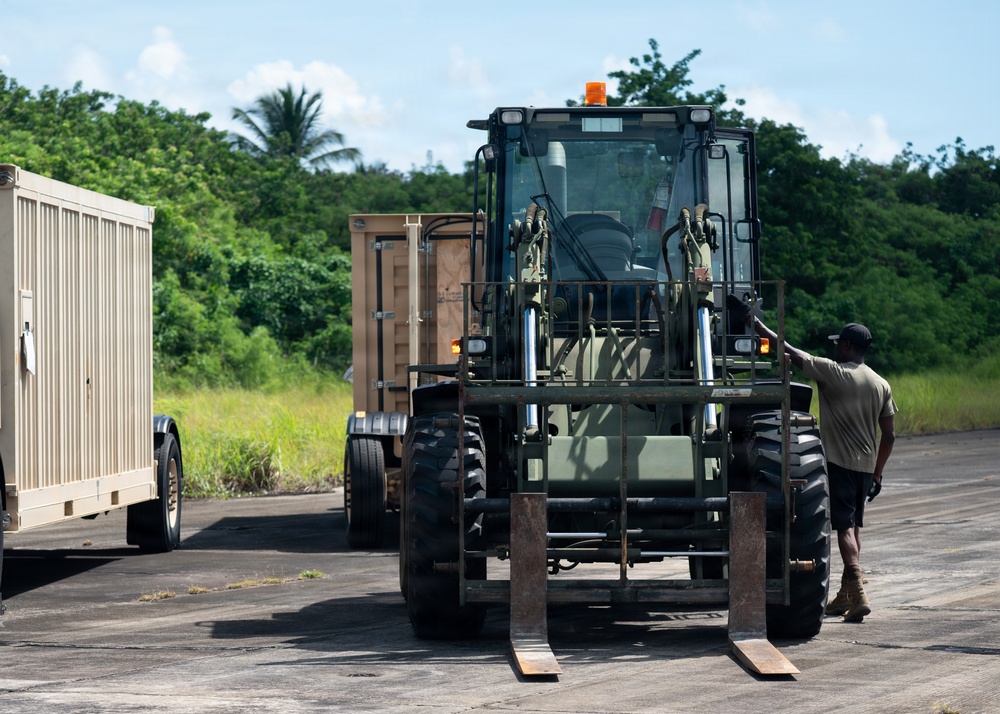 53rd Combat Airfield Operations Squadron set up deployable instrument landing system