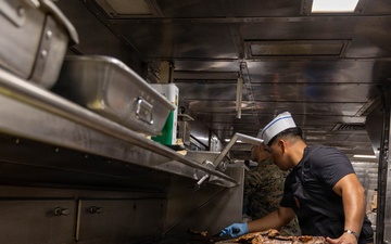 22nd MEU(SOC) | U.S. Navy 250 Birthday Celebration aboard USS Iwo Jima