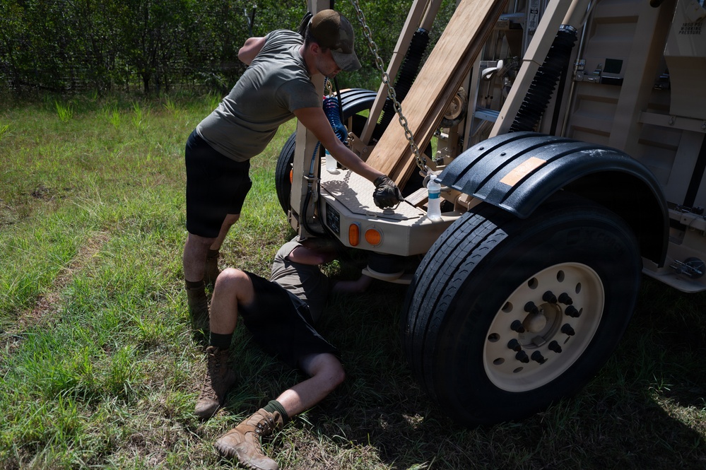 53rd Combat Airfield Operations Squadron set up deployable instrument landing system