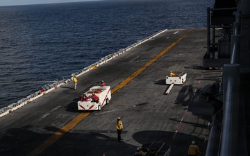 22nd MEU(SOC) | AV-8B II Harrier Flight Operations on USS Iwo Jima