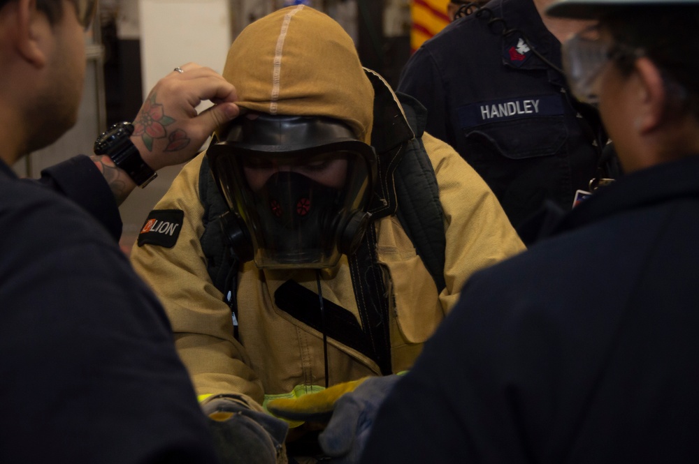 Ronald Reagan Sailors Participate In 8010 Drill