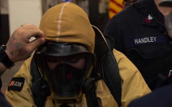 Ronald Reagan Sailors Participate In 8010 Drill