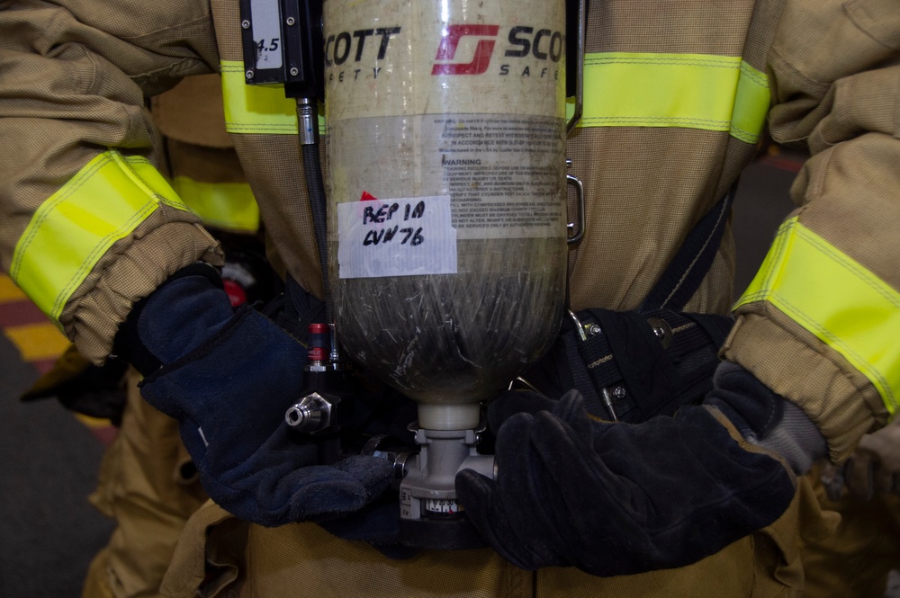 Ronald Reagan Sailors Participate In 8010 Drill