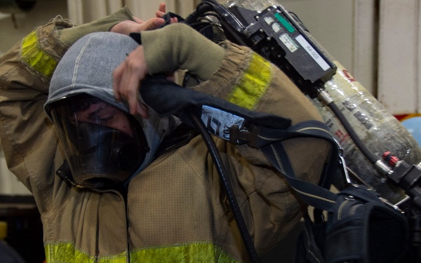 Ronald Reagan Sailors Participate In 8010 Drill