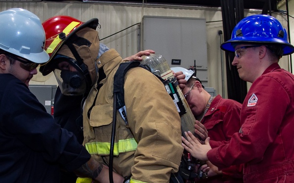 Ronald Reagan Sailors Participate In 8010 Drill