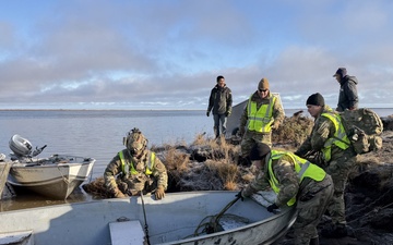 Alaska Organized Militia works to recover essential vessels displaced by storm