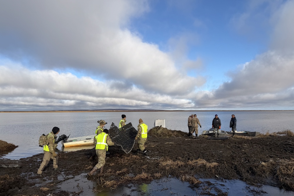 Alaska Organized Militia works to recover essential vessels displaced by storm