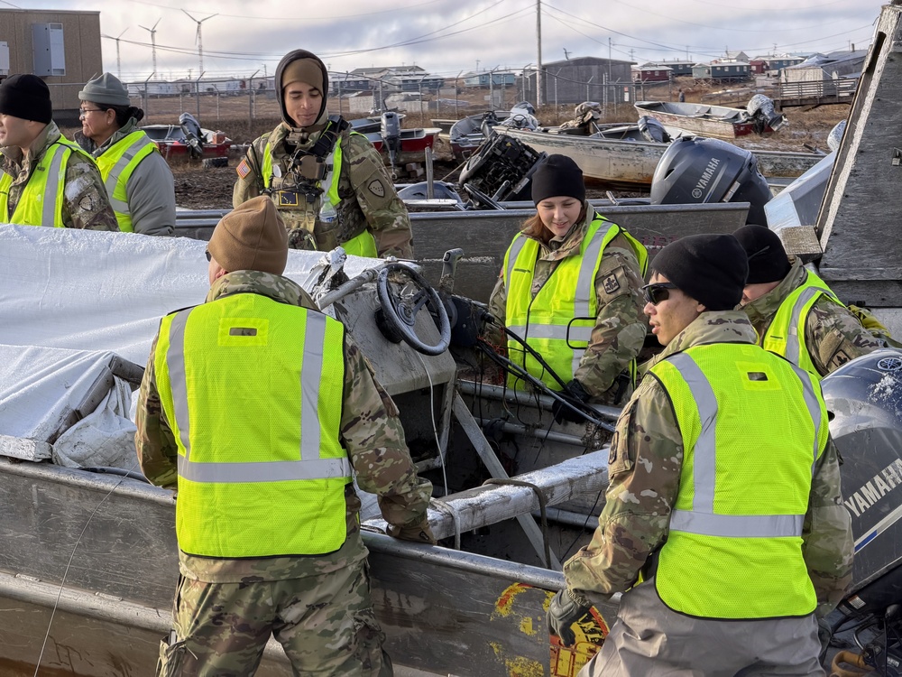 Alaska Organized Militia works to recover essential vessels displaced by storm