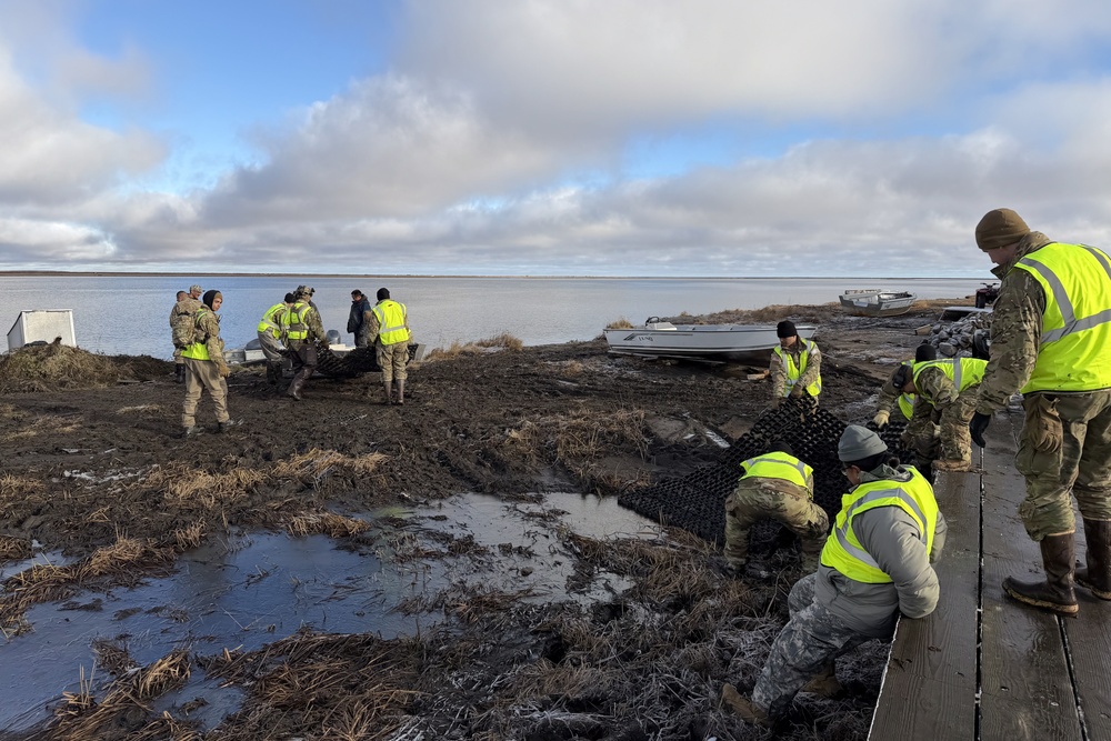 Alaska Organized Militia works to recover essential vessels displaced by storm