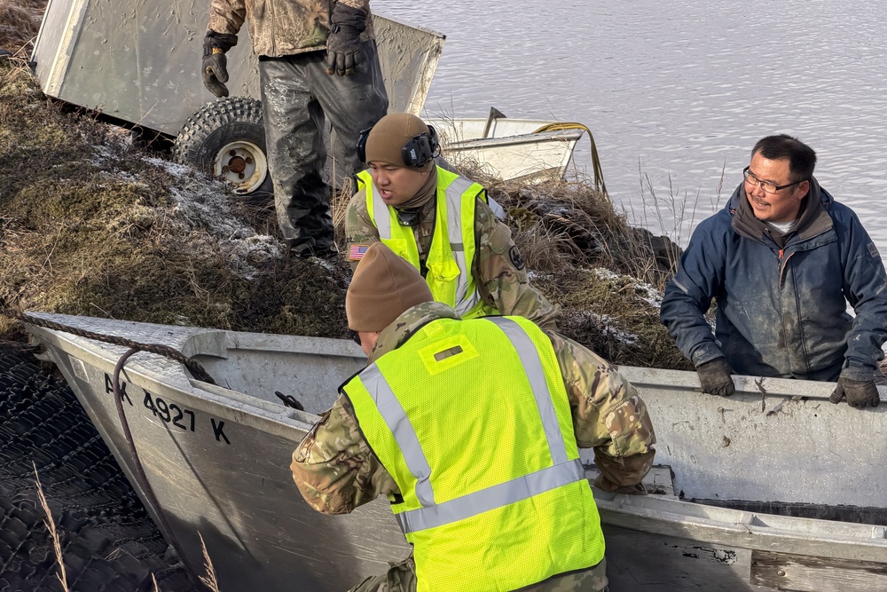 Alaska Organized Militia works to recover essential vessels displaced by storm