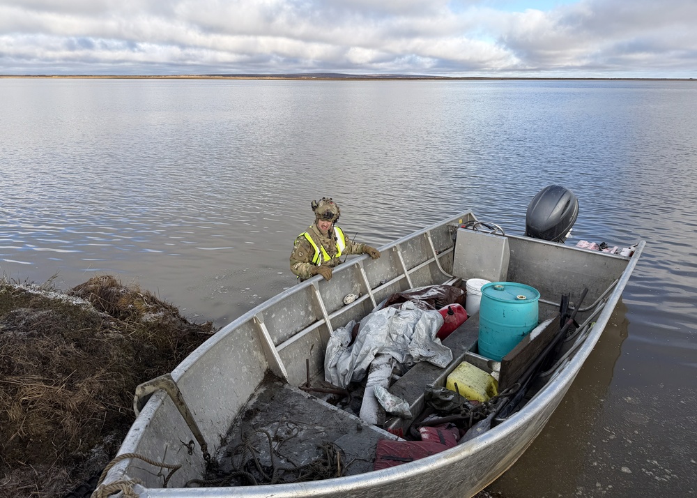 Alaska Organized Militia works to recover essential vessels displaced by storm