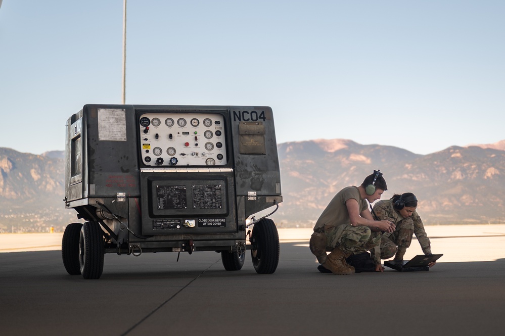 57th Weapons Squadron participates in simulated low-level airdrop