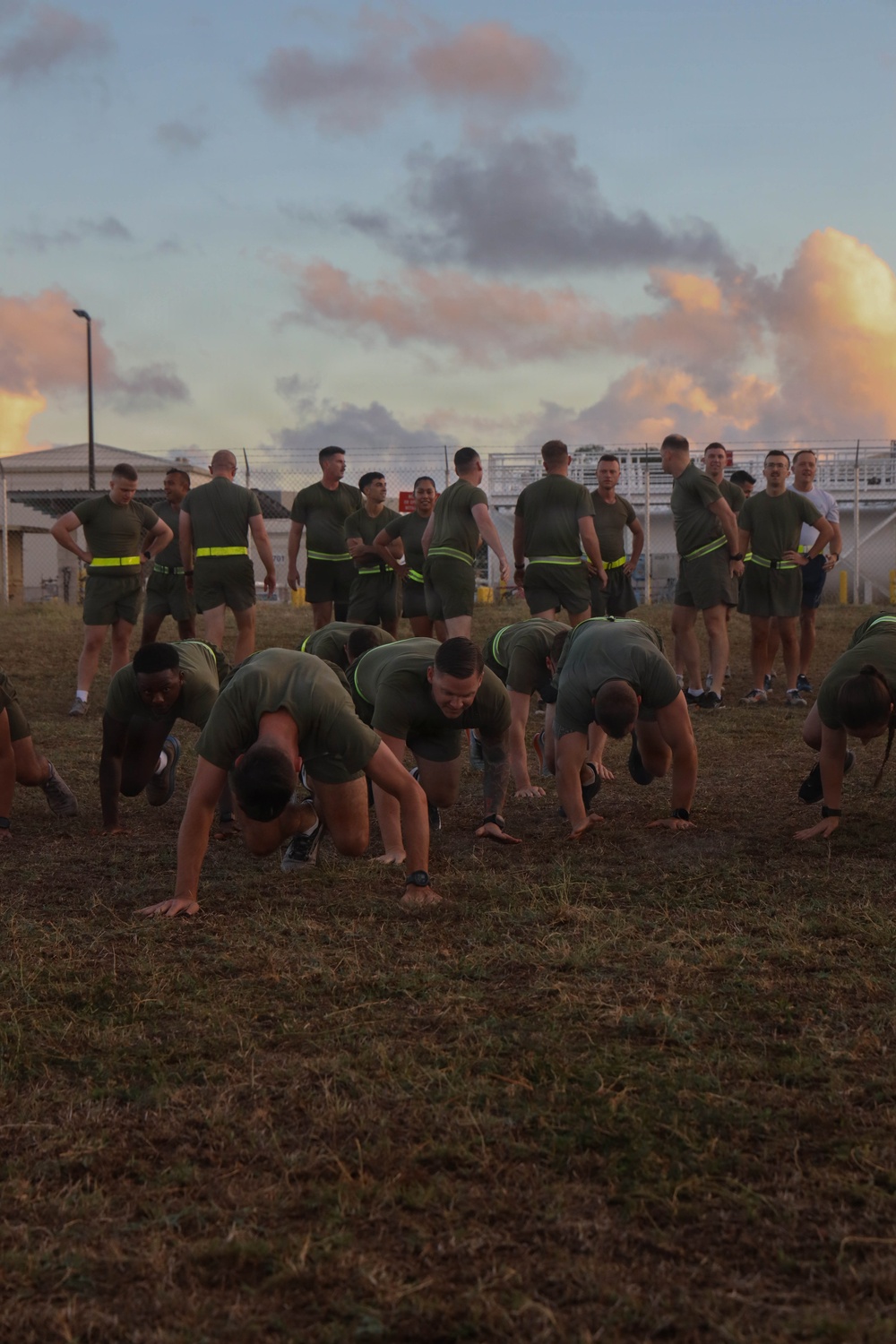 MAG-24 hosts officer, SNCO formation run