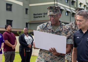 UNSECNAV visits military installations and troops across Guam