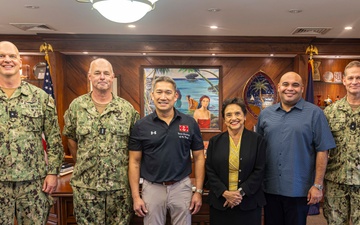 UNSECNAV visits military installations and troops across Guam