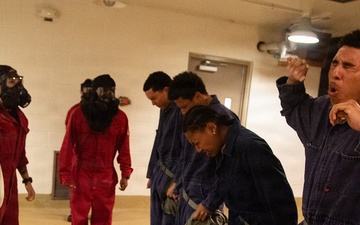 Surface Warfare Engineering Schools Command (SWESC) Great Lakes Instructors Train Next Generation of Naval Firefighters