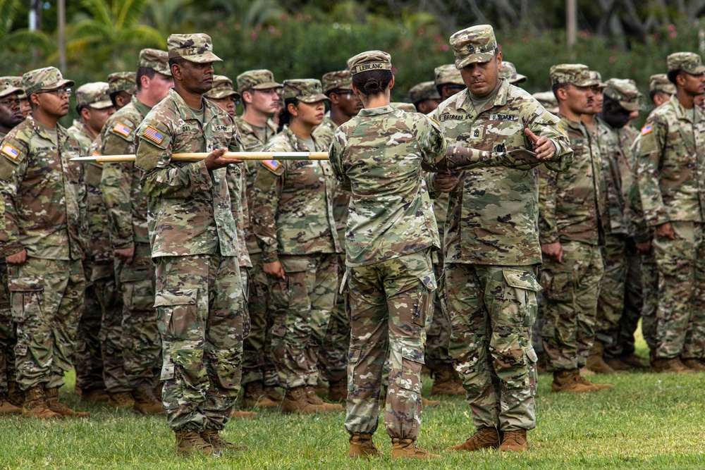 225th Brigade Support Battalion Uncase Company Colors