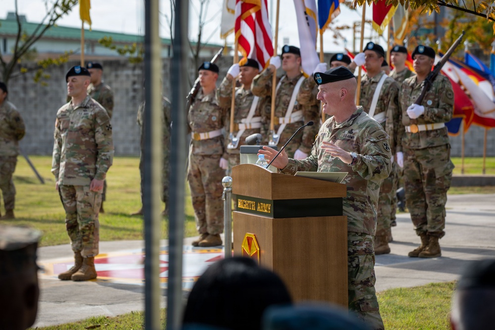 Eighth Army assumption of command, Oct. 23, 2025