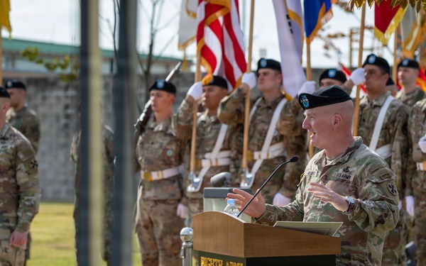 Eighth Army assumption of command, Oct. 23, 2025