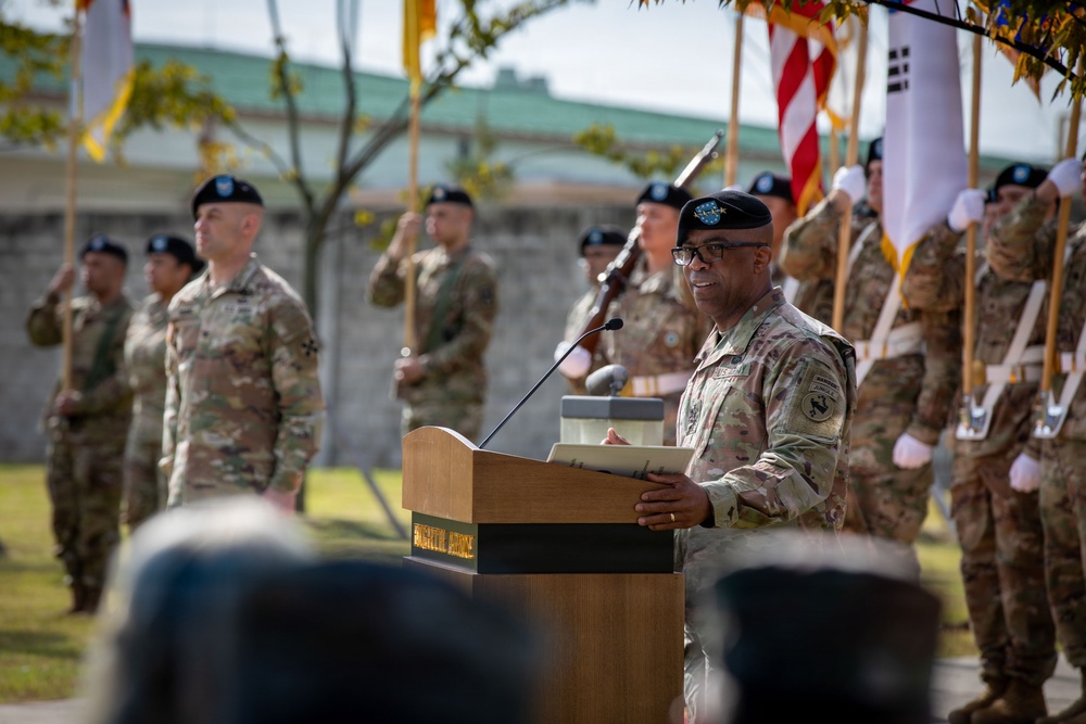 Eighth Army assumption of command, Oct. 23, 2025