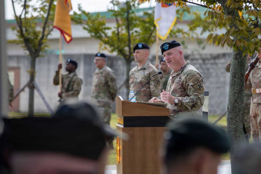 Eighth Army assumption of command, Oct. 23, 2025