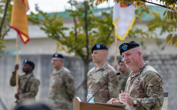 Eighth Army assumption of command, Oct. 23, 2025