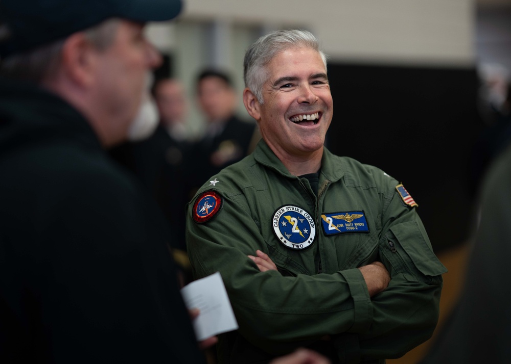 Navy and Marine Corps Leadership Visit High School