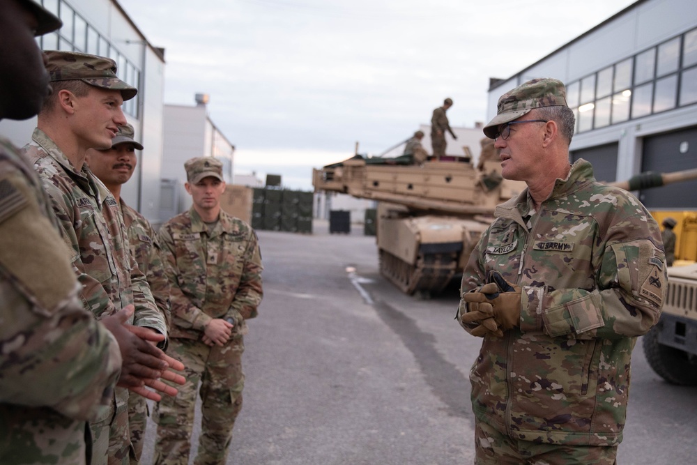 Major General Taylor visits Task Force Dakota in Camp Tapa, Estonia Major General Taylor visits Task Force Dakota in Camp Tapa, Estonia