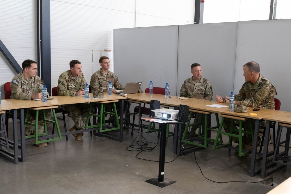 Major General Taylor visits Task Force Dakota in Camp Tapa, Estonia Major General Taylor visits Task Force Dakota in Camp Tapa, Estonia