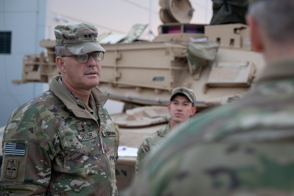 Major General Taylor visits Task Force Dakota in Camp Tapa, Estonia Major General Taylor visits Task Force Dakota in Camp Tapa, Estonia
