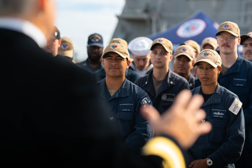 CSG2 Visits USS Cooperstown (LCS 23)